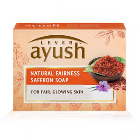 Lever Ayush Soap Bar Natural Fair Saffron 100 gm
