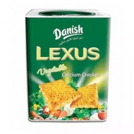 Danish Lexus Vegetable Calcium Crackers Biscuit Tin 700 gm