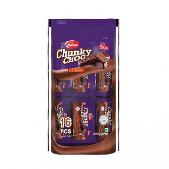 CBL Munchee Chunky Choc 20 gm (Pouch Pack) 16 pcs
