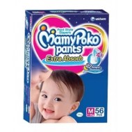 MamyPoko Pants Diaper (Pant) M 7-12 kg (India) 56 pcs