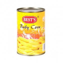 Best's Baby Corn Tin 425 gm