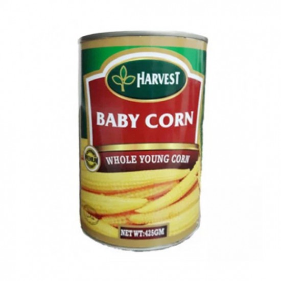 Harvest Whole Young Baby Corn Can 425 gm
