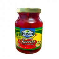 Hosen Quality Cherries With Stems in Syrup 284 gm