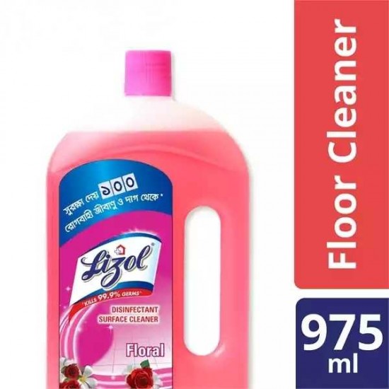 Lizol Floral Disinfectant Surface Cleaner 975ml
