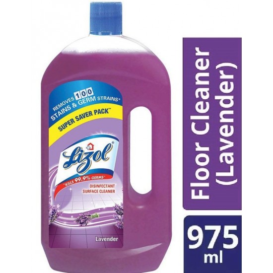 Lizol Lavender Disinfectant Surface Cleaner 975 ml
