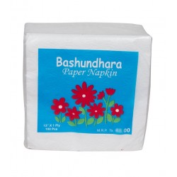 Bashundhara Paper Napkins 13" Unscented (100 pcs)
