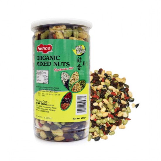 Nuttos Organic Mixed Nuts 400 gm