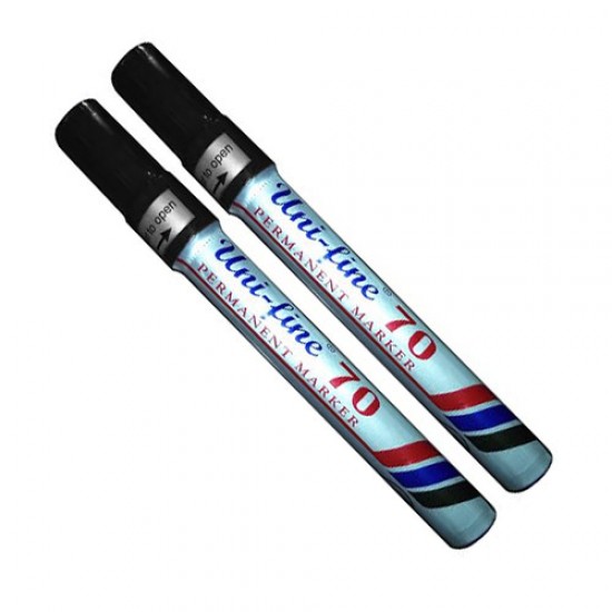 Uni Fine Permanent Marker Black Pen- 1ps