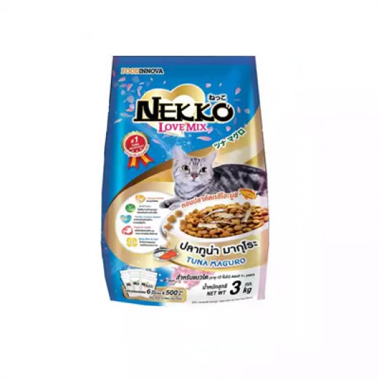 Foodinnova Cat Food Nekko Love Mix- Tuna Maguro 3 kg